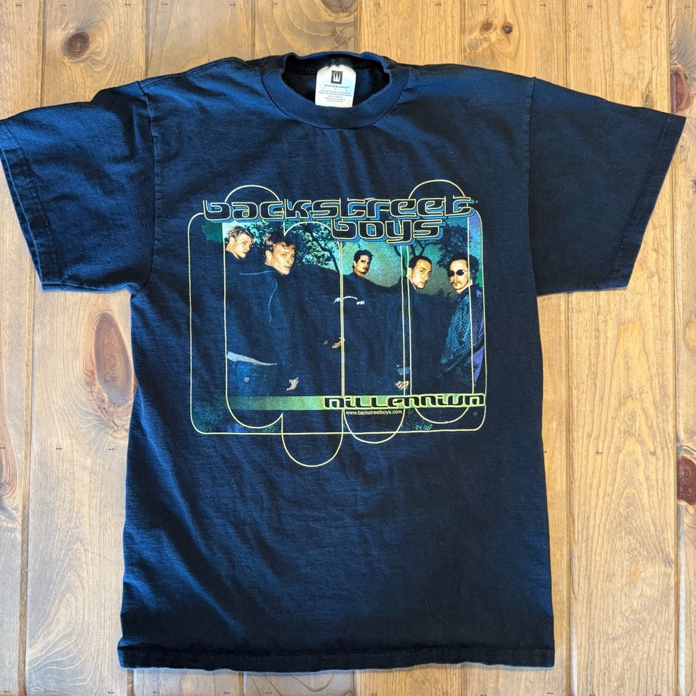 Vintage Backstreet Boys Graphic Tee - Black